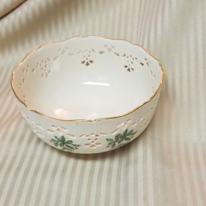 Lenox "Holiday" Large candy dish